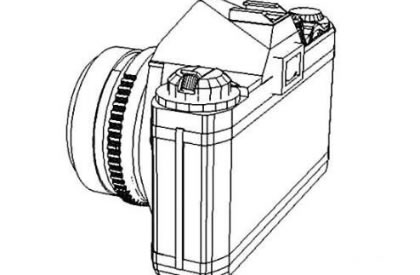 单反照相机简笔画